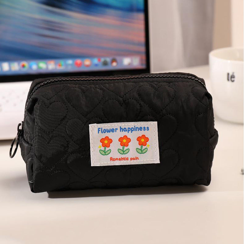 Wholesale of Cute Little Flower Love Pillows, Cotton Cloth Pen Bags